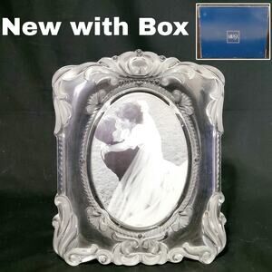 Mikasa Princess Crystal Picture 11¼" x 9" Frame~Holds 5" x 7" Picture Wedding